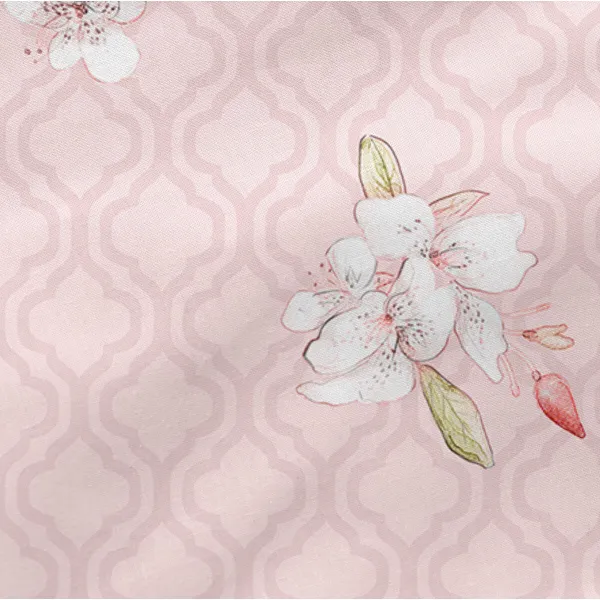 Apakšējā lapa HappyFriday Chinoiserie Daudzkrāsains 200 x 200 x 32 cm