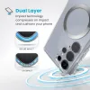 Speck Presidio Perfect-Clear Magnet - Samsung Galaxy S25 Ultra MagSafe Case (Clear / Chrome Finish / Serene Silver)