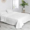 Bedspread (quilt) HappyFriday BASIC White Single 180 x 260 cm 33 x 16 x 43 cm