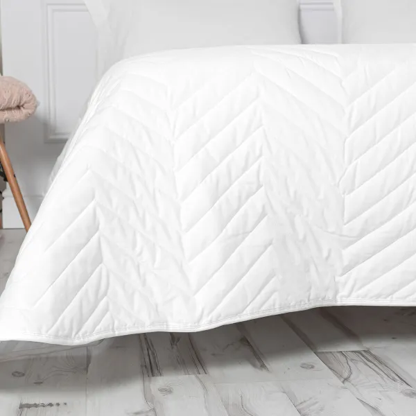 Gultas pārklājs (sega) HappyFriday BASIC Balts Gulta 80/90/105 180 x 260 cm 33 x 16 x 43 cm