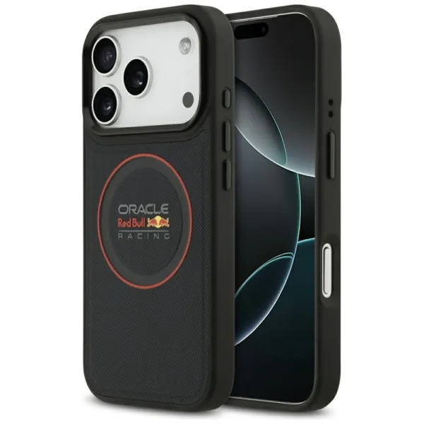 Red Bull Meshed Red Ring & Metal Buttons MagSafe - iPhone 17 Pro Case (Navy Blue)