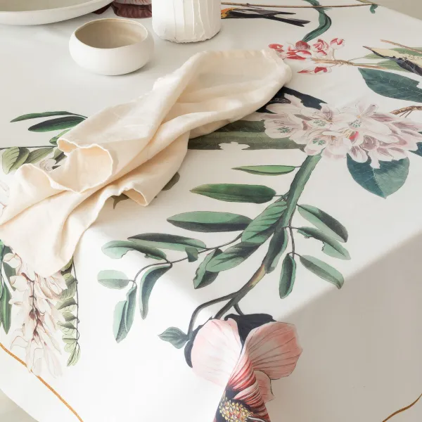 Скатерть HappyFriday Blooming Разноцветный 145 x 250 cm