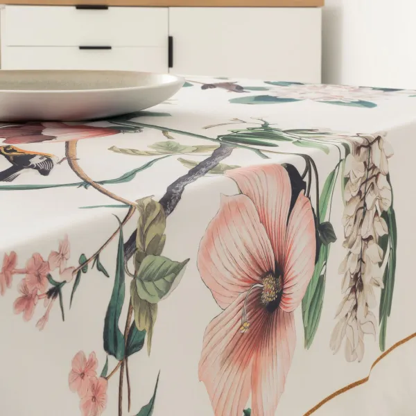 Скатерть HappyFriday Blooming Разноцветный 145 x 250 cm