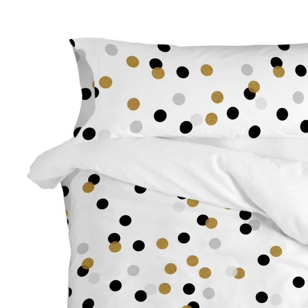 Spilvendrāna HappyFriday Blanc Golden Dots Daudzkrāsains 45 x 110 cm