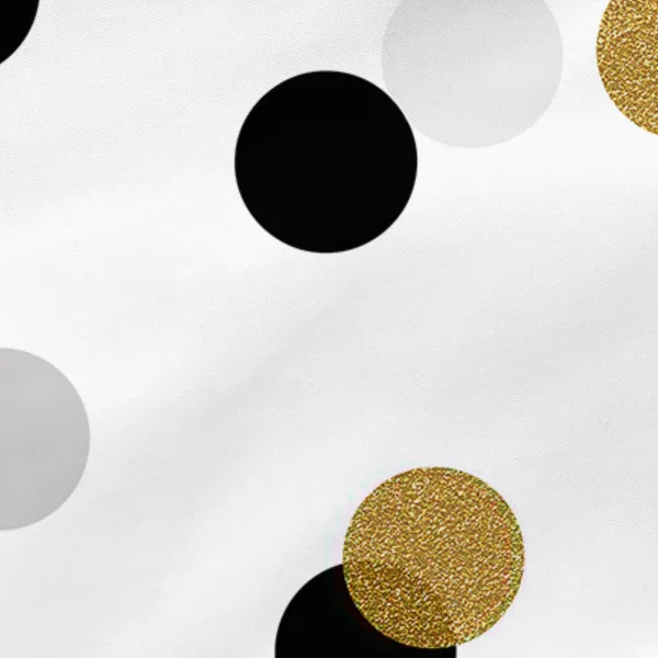 Spilvendrāna HappyFriday Blanc Golden Dots Daudzkrāsains 45 x 110 cm