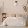 Пододеяльник HappyFriday Basic Белый 180 x 220 cm