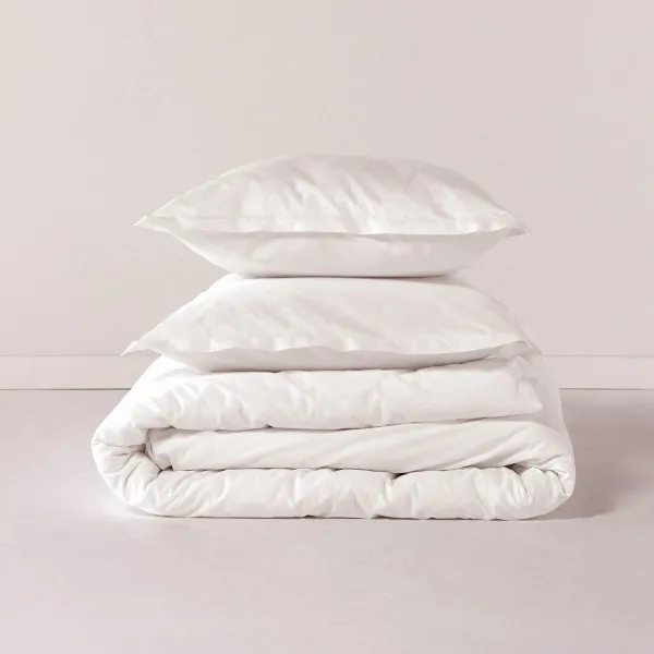 Пододеяльник HappyFriday Basic Белый 180 x 220 cm