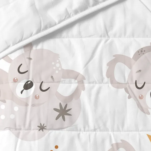Vuodepeite (viltti) HappyFriday Moshi Moshi Monivärinen 100 x 130 cm Koala