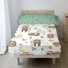 Antklodės užvalkalas be užpildo HappyFriday Moshi Moshi Happy sloth Spalvotas Lova 80/90 2 Dalys