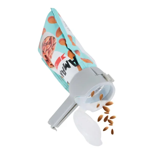 Alpina - 2-in-1 clip for closing packages with dispenser (2 pieces)