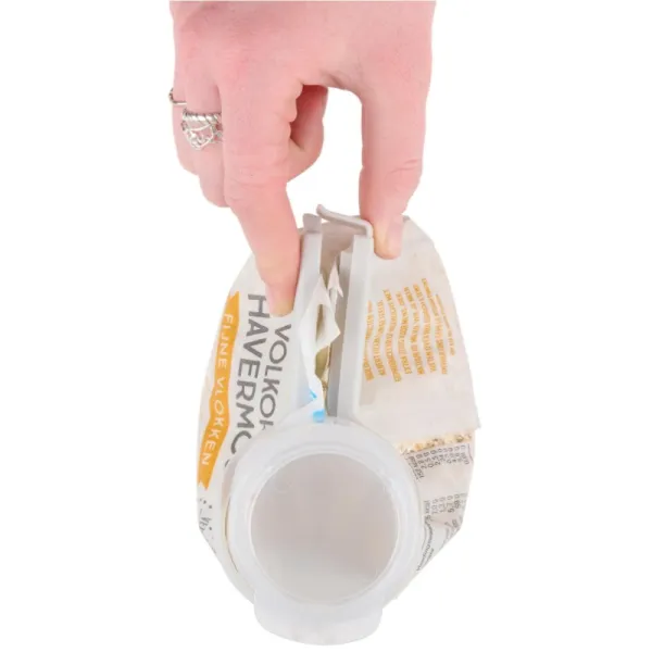 Alpina - 2-in-1 clip for closing packages with dispenser (2 pieces)