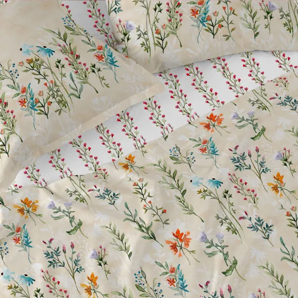 Fitted sheet HappyFriday Vernazza Multicolour 140 x 200 x 32 cm