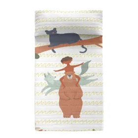 Lovatiesė (antklodė) HappyFriday Mr Fox Jungle Life Spalvotas 200 x 260 cm