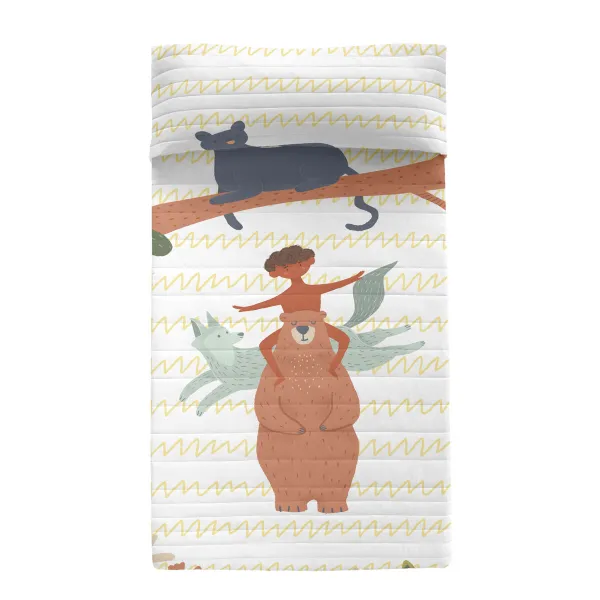 Lovatiesė (antklodė) HappyFriday Mr Fox Jungle Life Spalvotas 200 x 260 cm