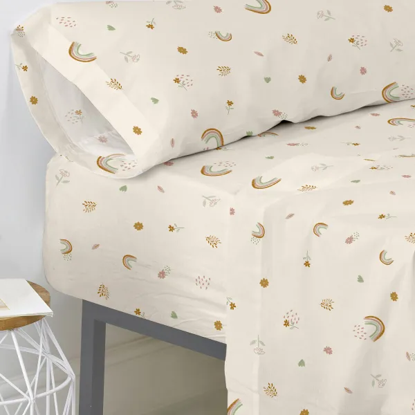 Fitted bottom sheet HappyFriday HAPPYFRIDAY MINI Multicolour Single 28 x 2 x 38 cm 90 x 200 x 32 cm