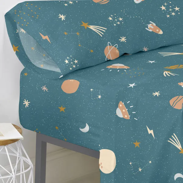 Apakšējā lapa HappyFriday Mini universe Daudzkrāsains 90 x 200 x 32 cm