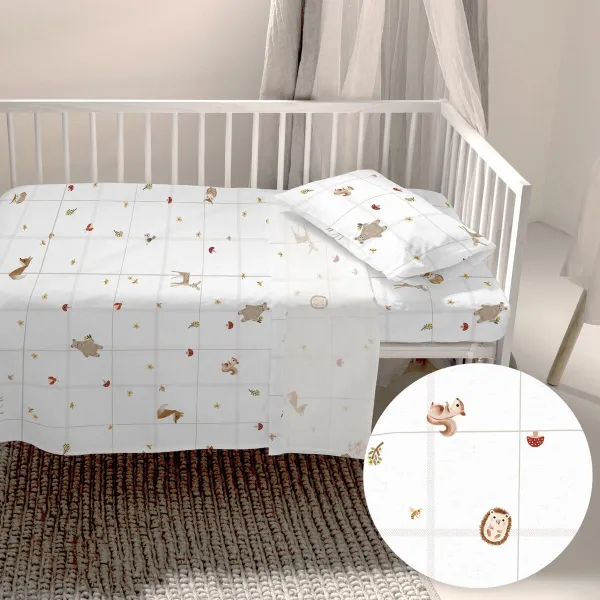 Fitted bottom sheet HappyFriday HAPPYFRIDAY MINI 28 x 2 x 38 cm 120 x 180 cm