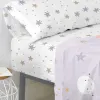 Apsitempianti paklodė HappyFriday MOSHI MOSHI Spalvotas Lova 90 28 x 2 x 38 cm 90 x 200 x 32 cm
