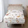 Bedding set HappyFriday Moshi Moshi Dino family  Multicolour Single 2 Pieces