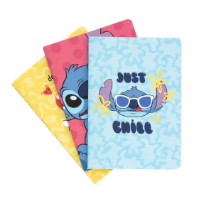 Disney Stitch - Set of A5 notebooks from the Tropical collection, 3 pcs.
