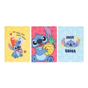 Disney Stitch - Set of A5 notebooks from the Tropical collection, 3 pcs.