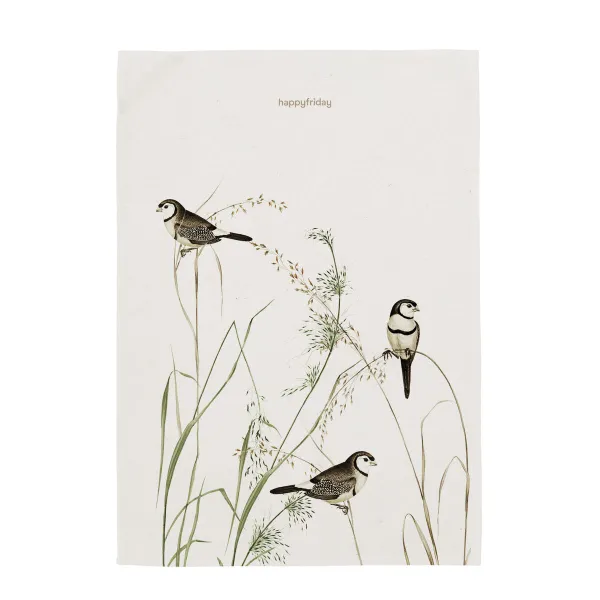 Virtuves Dvielis HappyFriday Happy birds Daudzkrāsains 70 x 50 cm (2 gb.)