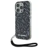 Karl Lagerfeld Zebra With Cord - Case for iPhone 16 Pro (purple)