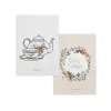 Kitchen Cloth HappyFriday Time To Tea Multicolour 70 x 50 cm (2 Units)