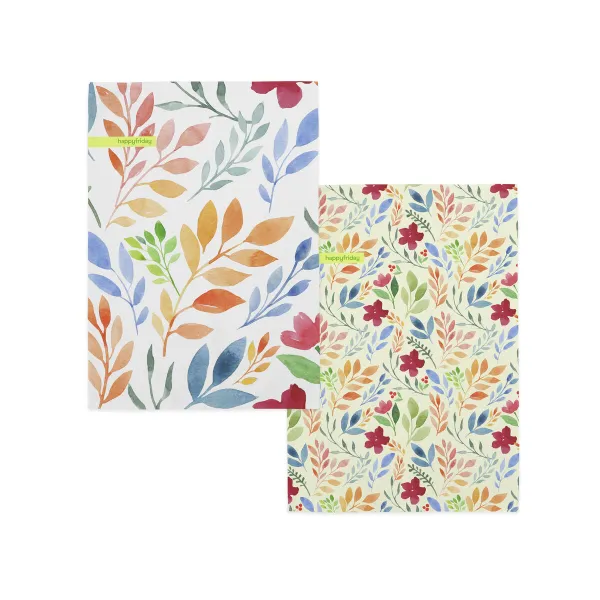 Keittiöliina HappyFriday HAPPYFRIDAY Monivärinen 70 x 50 cm (2 Kappaletta)