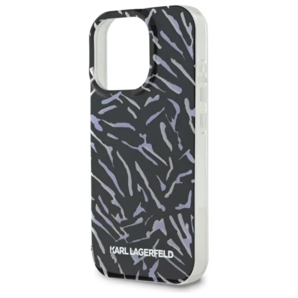 Karl Lagerfeld Zebra With Cord - Case for iPhone 16 Pro (purple)