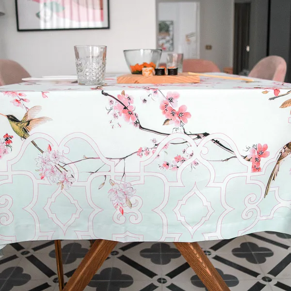 Скатерть HappyFriday Chinoiserie Разноцветный 150 x 250 cm