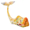 Dekoratyvinė figūrėlė Alexandra House Living Geltona Banginis Geležis