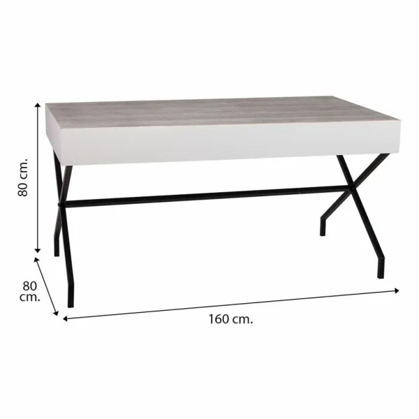 Stalas Alexandra House Living Balta 80 x 80 x 160 cm