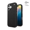 Speck Presidio2 Pro ClickLock & MagSafe - iPhone 16 Case (Black / Slate Gray / White)