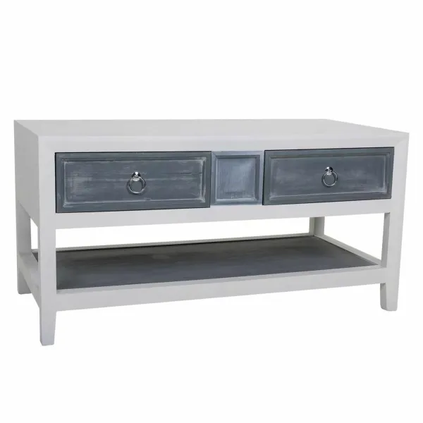 Centrinis stalas Alexandra House Living Balta Pilka 51 x 53 x 104 cm