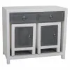 Salė Alexandra House Living Balta Pilka 40 x 76 x 90 cm 3 Dalys