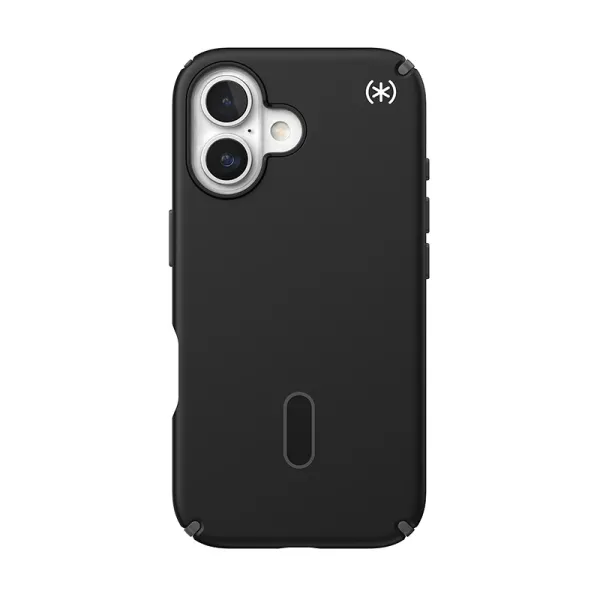 Speck Presidio2 Pro ClickLock & MagSafe - iPhone 16 Case (Black / Slate Gray / White)
