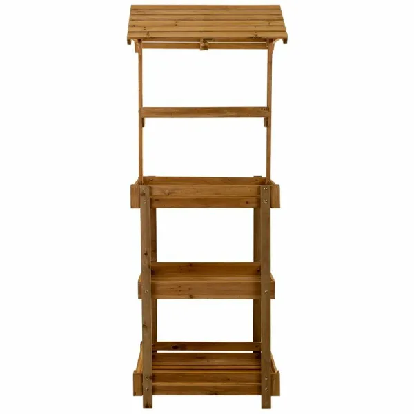 Virsmas displejs Alexandra House Living Egles koksne 50 x 165 x 62 cm Plaukti 4 Planken