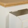 Indauja Alexandra House Living Balta Natūralus pušis Medžio MDF 32 x 84 x 66 cm