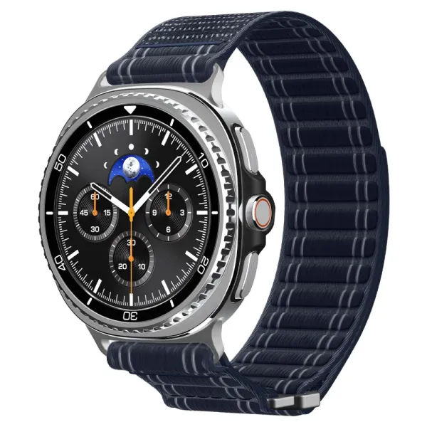 Spigen WBF0 Band - Strap for Samsung Galaxy Watch 8 / 8 Classic 40 / 44 / 46 mm (Navy)