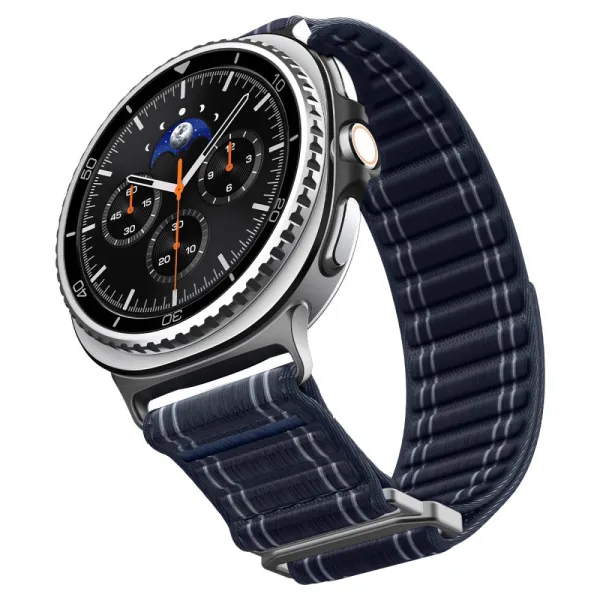 Spigen WBF0 Band - Strap for Samsung Galaxy Watch 8 / 8 Classic 40 / 44 / 46 mm (Navy)