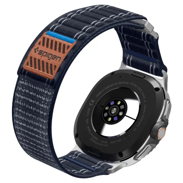 Spigen WBF0 Band - Strap for Samsung Galaxy Watch 8 / 8 Classic 40 / 44 / 46 mm (Navy)