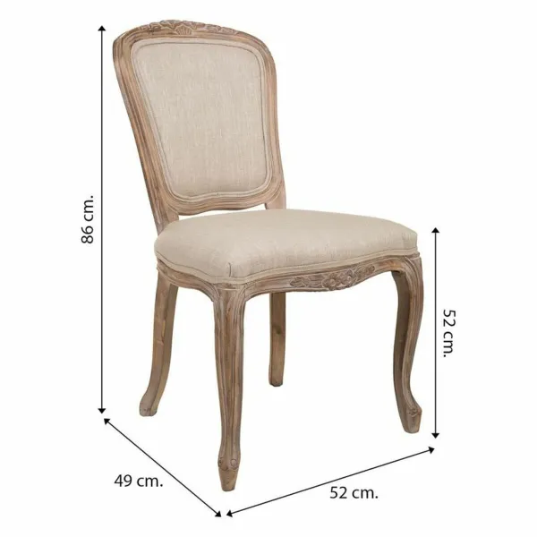 Ruokatuoli Alexandra House Living Harmaa 49 x 86 x 52 cm