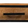 Stalas su stalčiais Alexandra House Living Ruda Juoda 41 x 77 x 121 cm