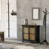 Мебель для прихожей Alexandra House Living Чёрный Позолоченный 40 x 90 x 90 cm