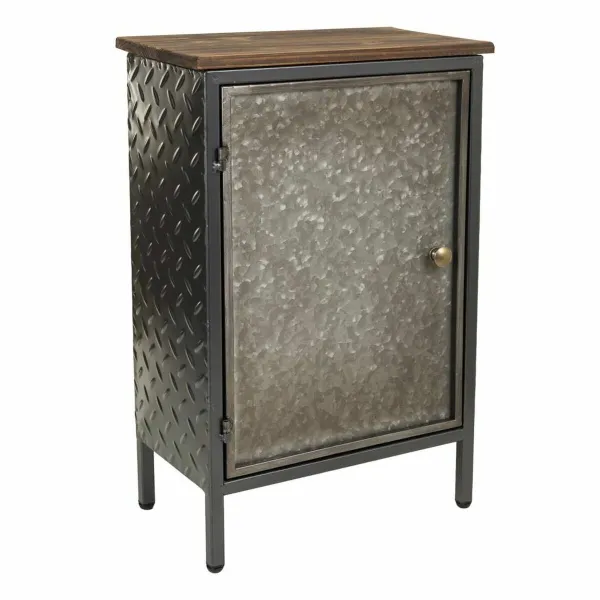 Ночной столик Alexandra House Living Коричневый Серый 23 x 56 x 37 cm