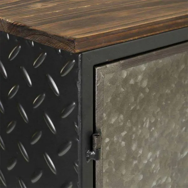 Ночной столик Alexandra House Living Коричневый Серый 23 x 56 x 37 cm