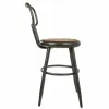 Taburetė Alexandra House Living Ruda Pilka Medžio Metalinis 54 x 92 x 42 cm
