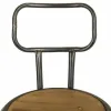 Taburetė Alexandra House Living Ruda Pilka Medžio Metalinis 54 x 92 x 42 cm