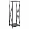 Baļķu Statīvs Alexandra House Living Melns Dzelzs 34 x 111 x 34 cm